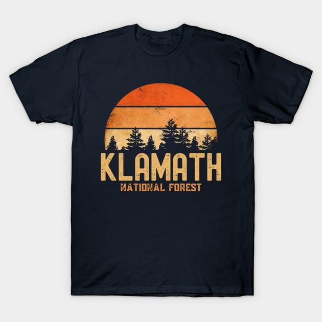 Klamath National Forest California T-Shirt by soulfulprintss8